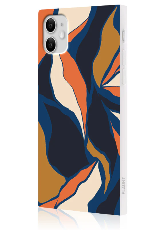 SQUARE® Navy Blossom iPhone Case - Image 6