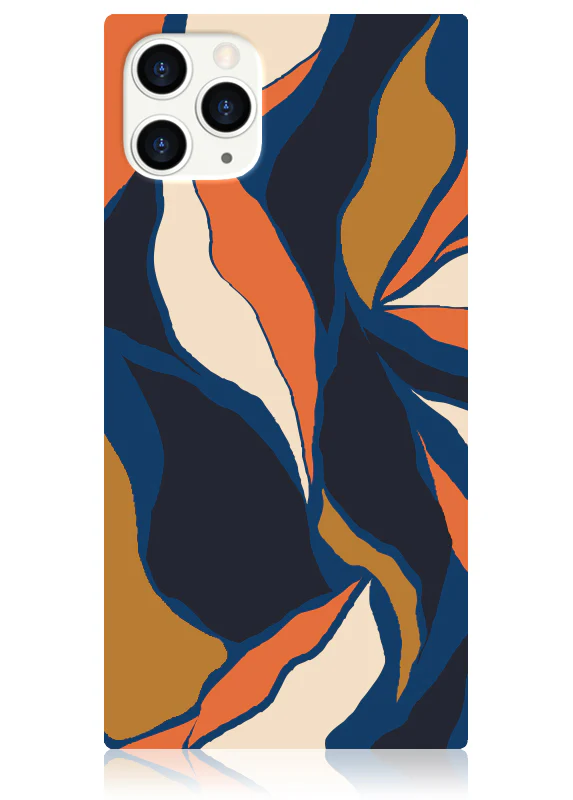 SQUARE® Navy Blossom iPhone Case - Image 7