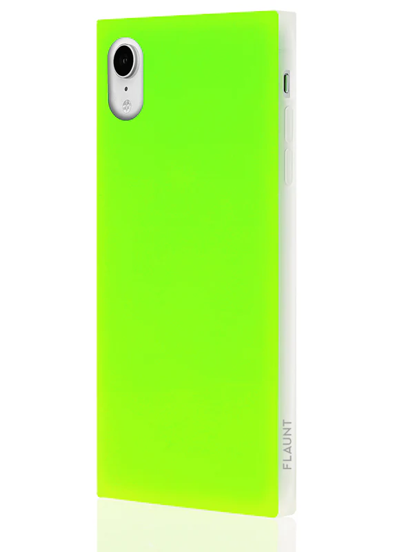 SQUARE® Neon Green iPhone Case - Image 10