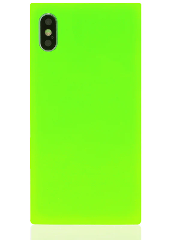 SQUARE® Neon Green iPhone Case - Image 11
