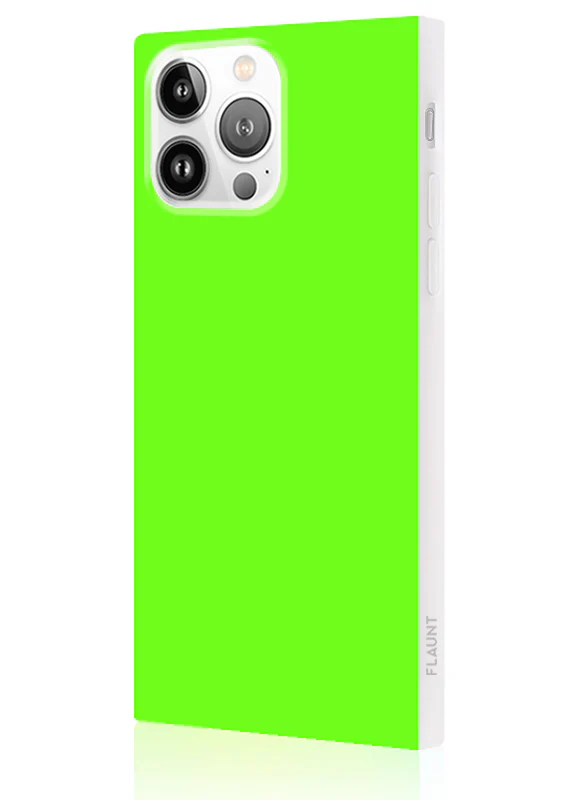 SQUARE® Neon Green iPhone Case - Image 34