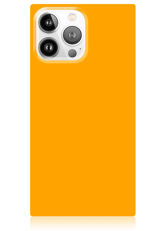 SQUARE® Neon Orange iPhone Case - Image 45