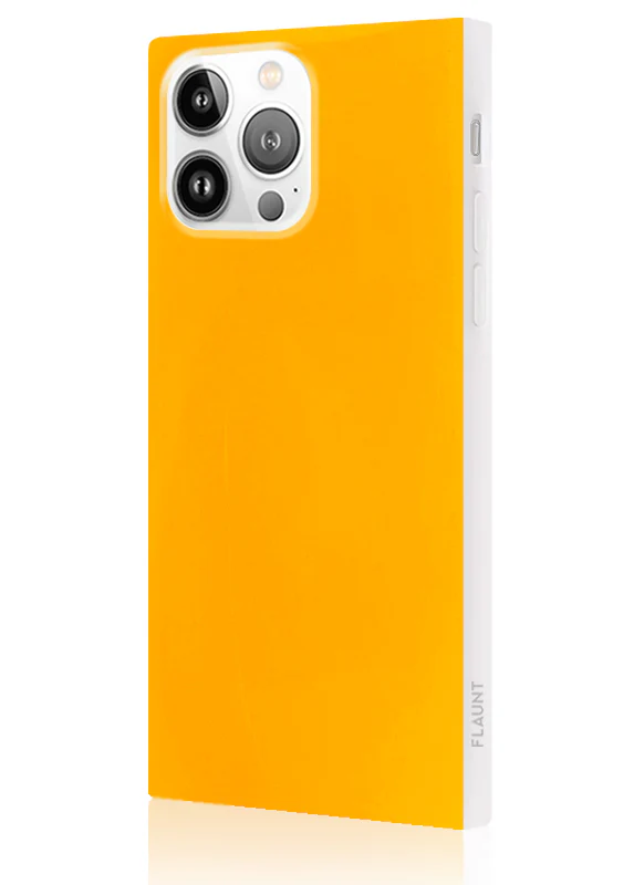 SQUARE® Neon Orange iPhone Case - Image 46