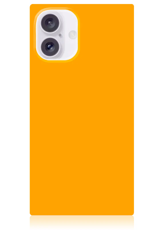 SQUARE® Neon Orange iPhone Case - Image 47