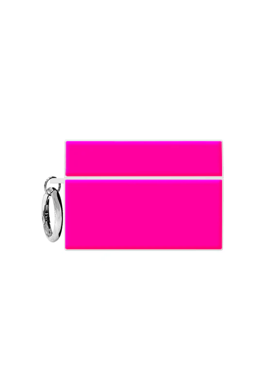 SQUARE® Neon Pink AirPods Case - Image 11
