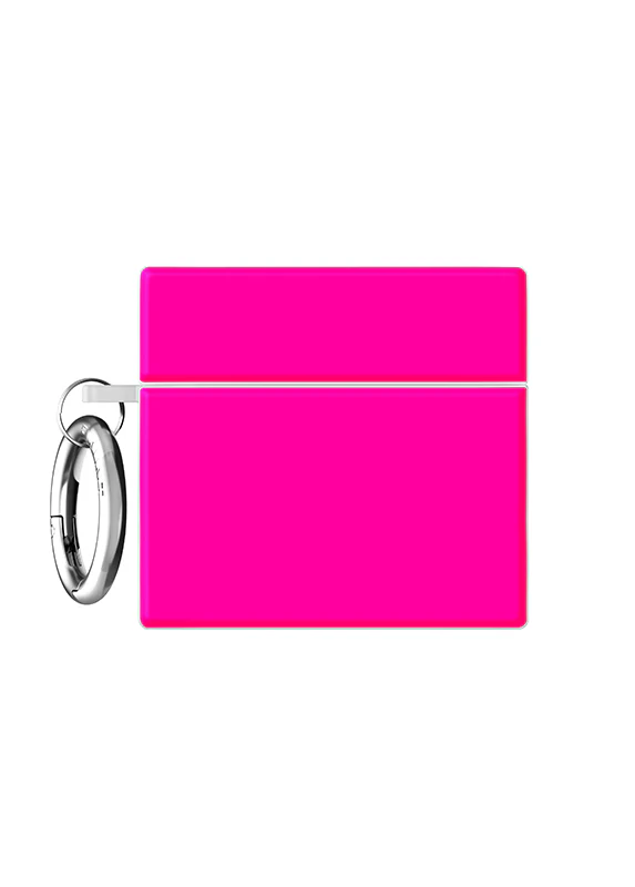 SQUARE® Neon Pink AirPods Case - Image 21