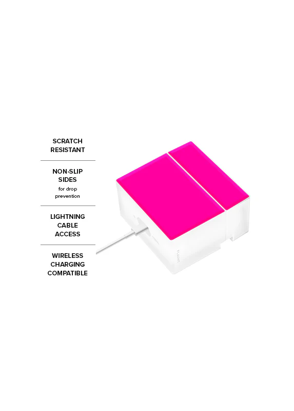SQUARE® Neon Pink AirPods Case - Image 24