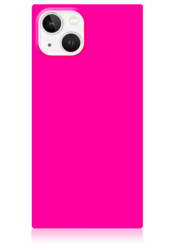 SQUARE® Neon Pink iPhone Case - Image 31