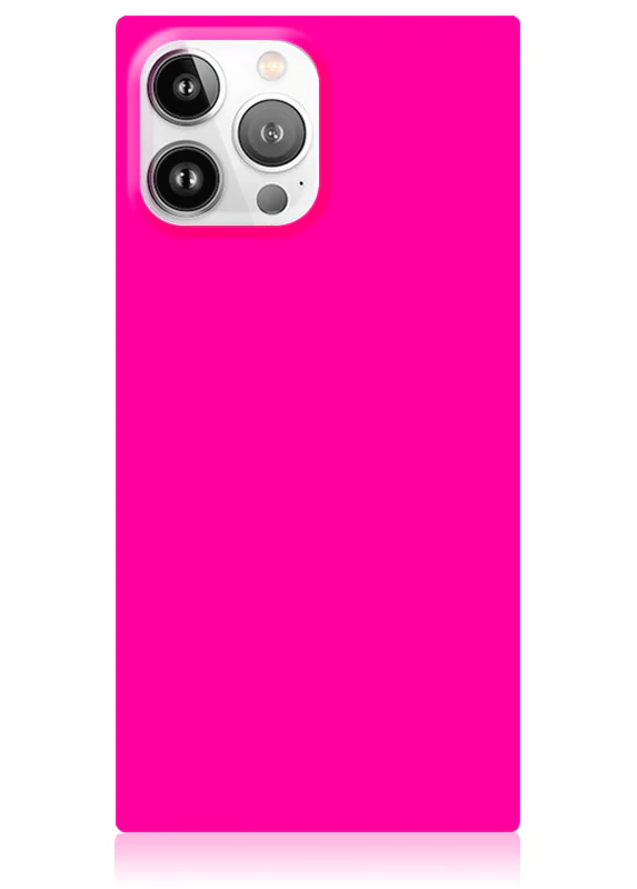 SQUARE® Neon Pink iPhone Case - Image 33