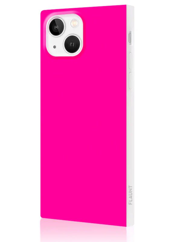 SQUARE® Neon Pink iPhone Case - Image 38