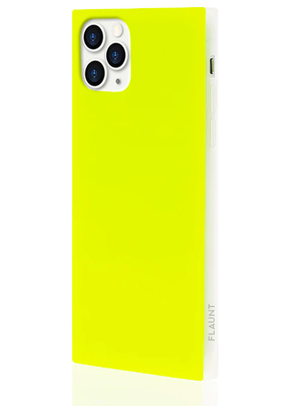 SQUARE® Neon Yellow iPhone Case - Image 20