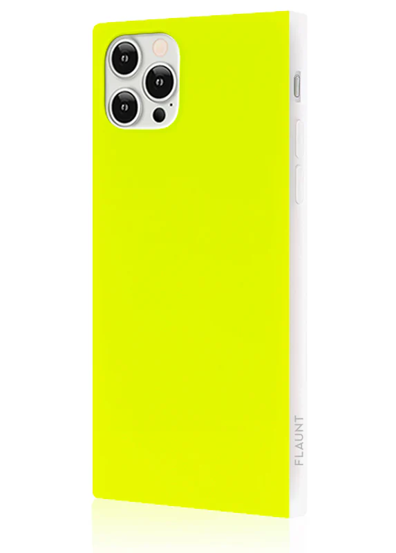SQUARE® Neon Yellow iPhone Case - Image 24