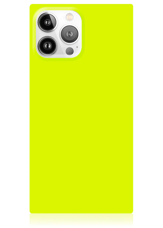 SQUARE® Neon Yellow iPhone Case - Image 27