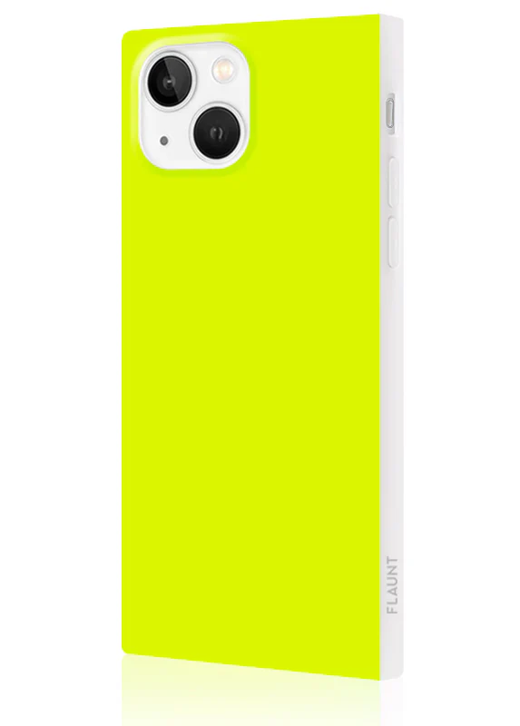 SQUARE® Neon Yellow iPhone Case - Image 32