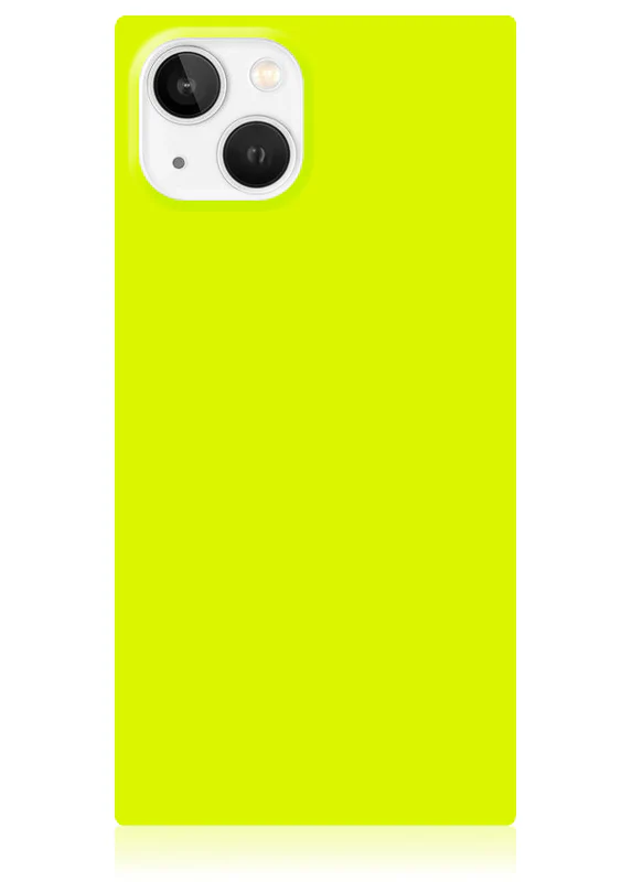 SQUARE® Neon Yellow iPhone Case - Image 37