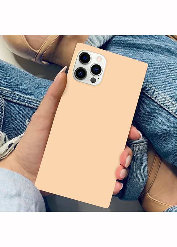SQUARE® Nude Almond iPhone Case - Image 74