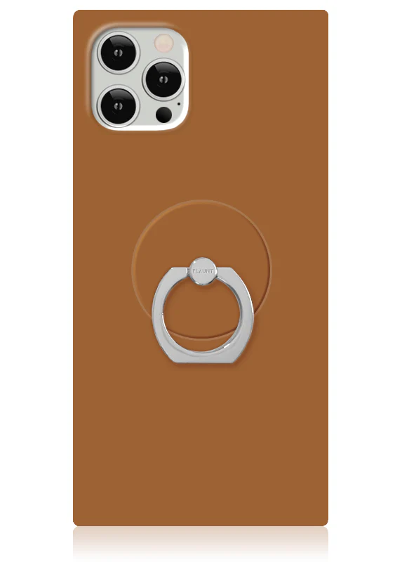 Nude Caramel Adhesive Phone Ring Stand - Image 3
