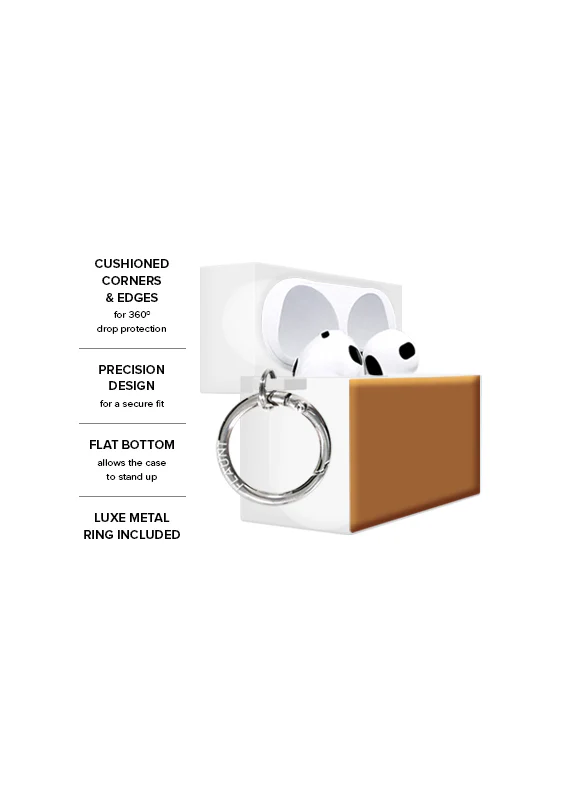 SQUARE® Nude Caramel AirPods Case - Image 13