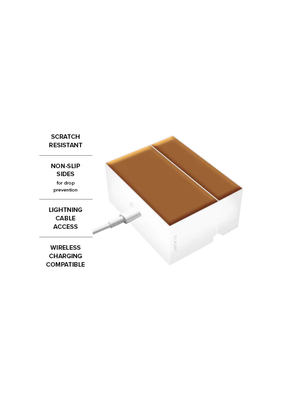SQUARE® Nude Caramel AirPods Case - Image 4