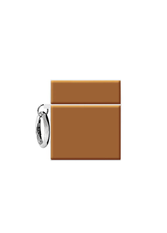SQUARE® Nude Caramel AirPods Case - Image 6
