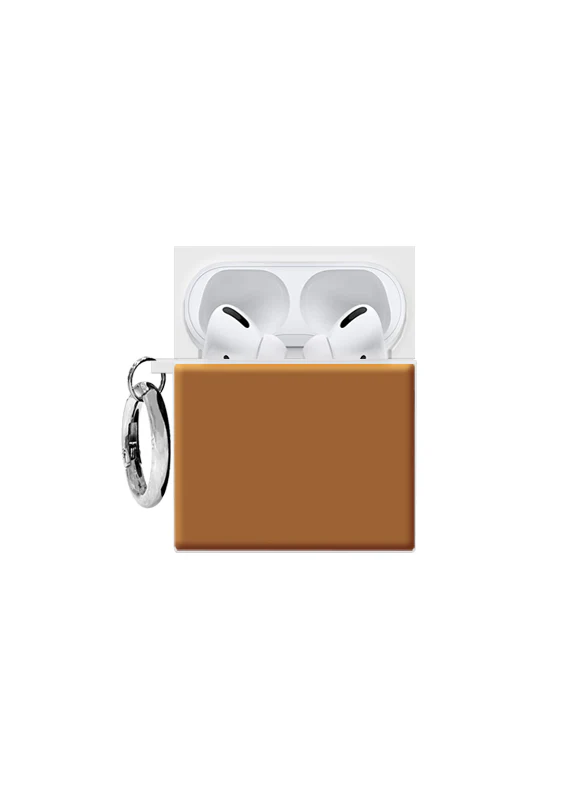 SQUARE® Nude Caramel AirPods Case - Image 7