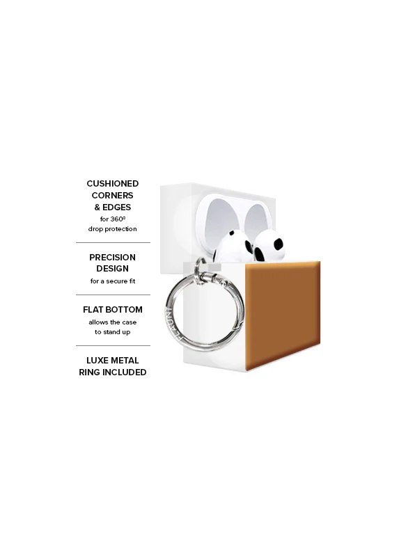 SQUARE® Nude Caramel AirPods Case - Image 8