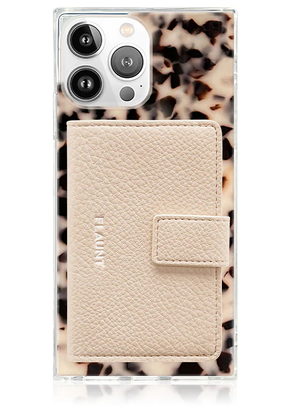 Nude Faux Leather MagSafe Wallet (Works with MagSafe Cases Only) - Image 2