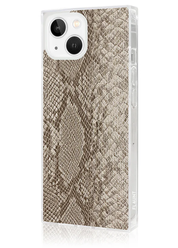 SQUARE® Nude Python Faux Leather iPhone Case - Image 22