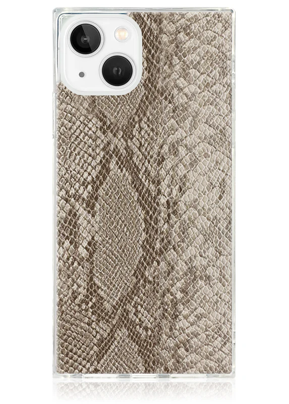 SQUARE® Nude Python Faux Leather iPhone Case - Image 9