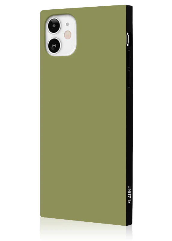 SQUARE® Olive Green iPhone Case - Image 20