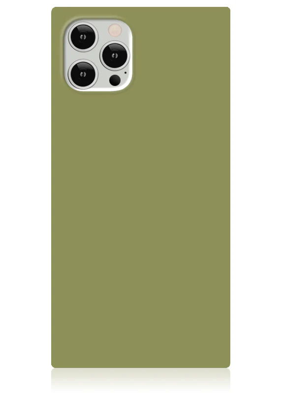 SQUARE® Olive Green iPhone Case - Image 3