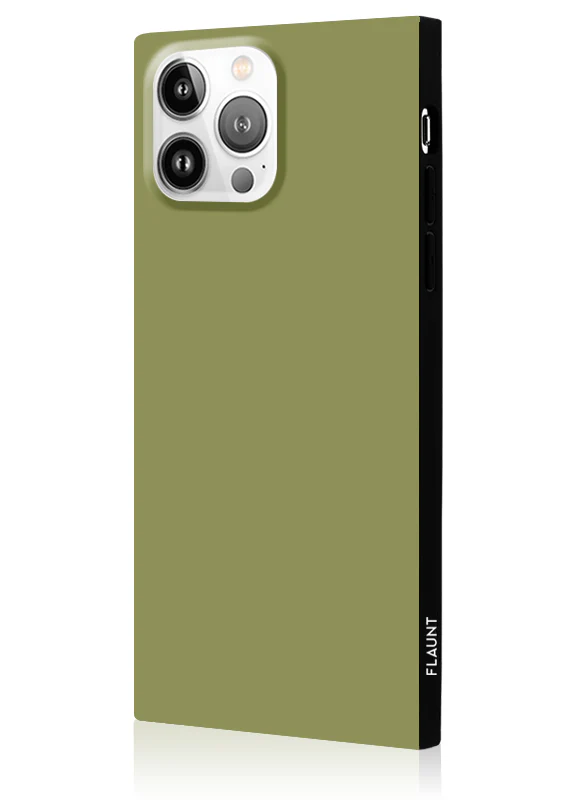 SQUARE® Olive Green iPhone Case - Image 30