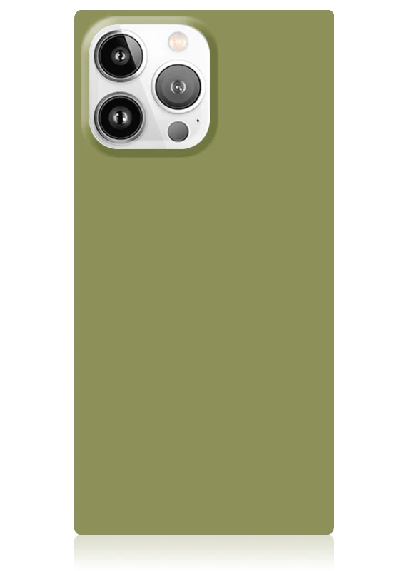 SQUARE® Olive Green iPhone Case - Image 31