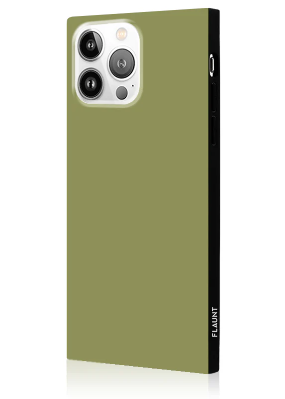 SQUARE® Olive Green iPhone Case - Image 32