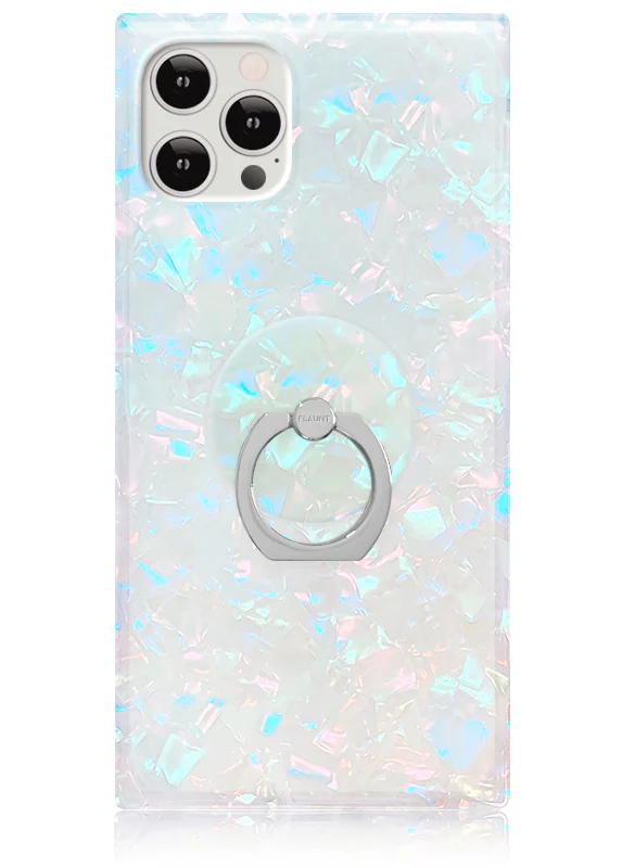 Opal Shell Adhesive Phone Ring Stand - Image 3