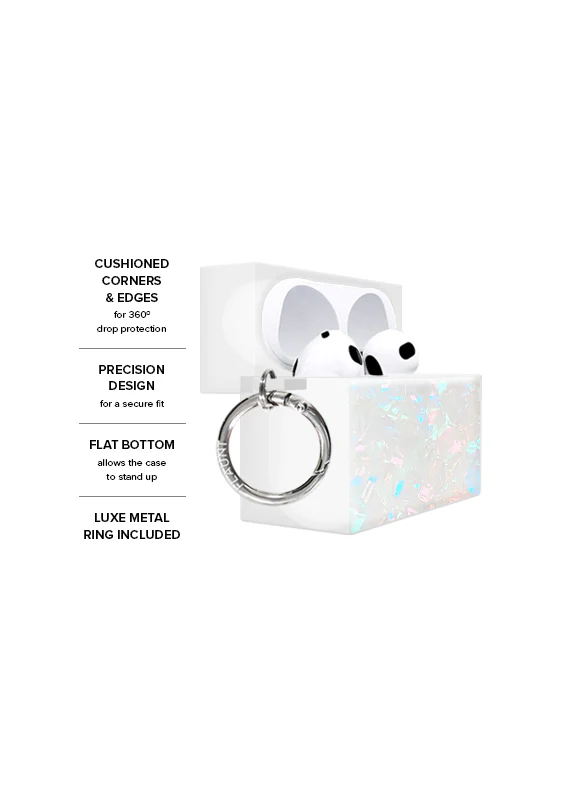 SQUARE® Opal Shell AirPods Case - Image 18