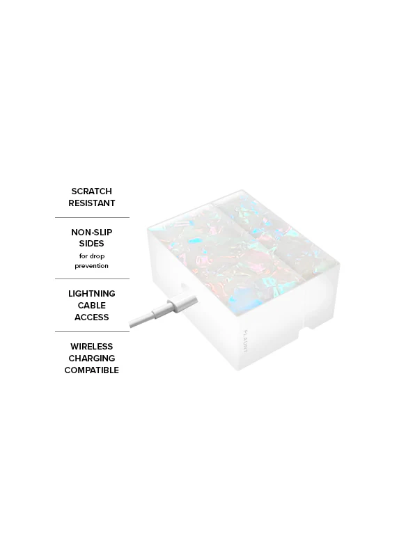 SQUARE® Opal Shell AirPods Case - Image 19