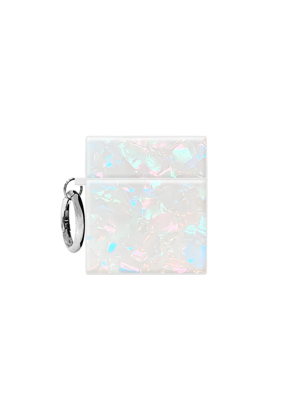 SQUARE® Opal Shell AirPods Case - Image 6