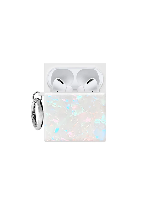 SQUARE® Opal Shell AirPods Case - Image 7
