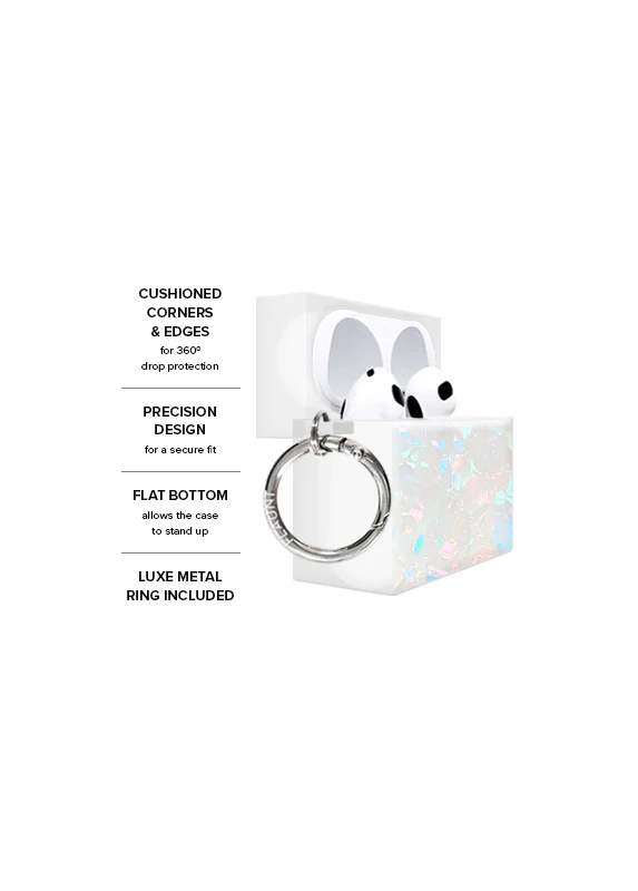 SQUARE® Opal Shell AirPods Case - Image 8