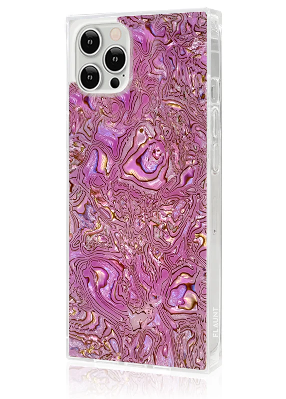 SQUARE® Pink Abalone Shell iPhone Case - Image 4