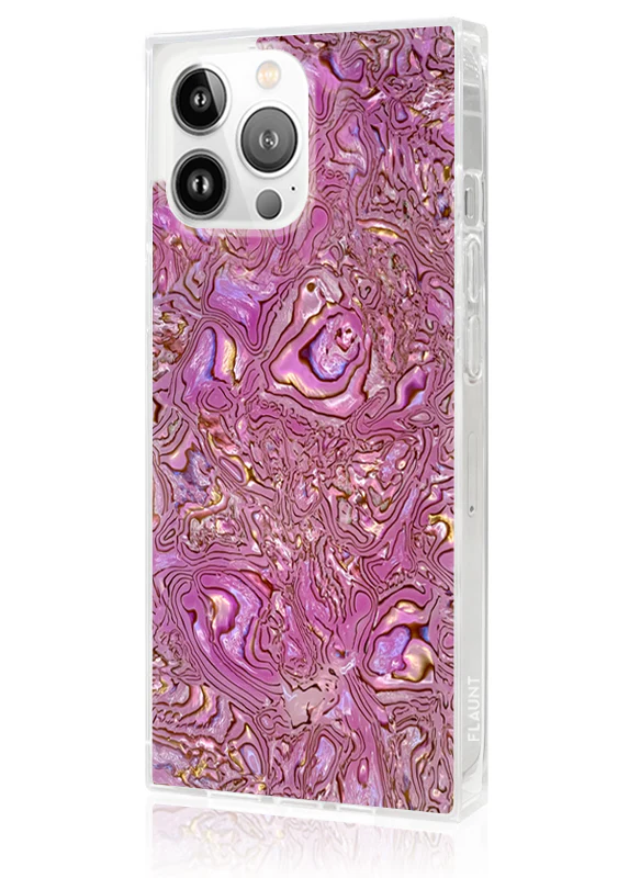SQUARE® Pink Abalone Shell iPhone Case - Image 6