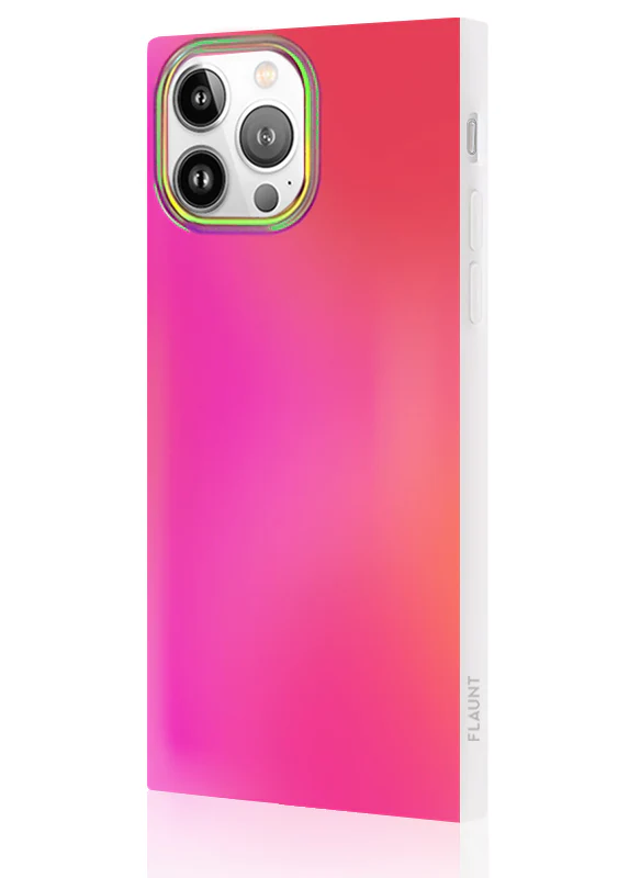 SQUARE® Pink Iridescent Satin iPhone Case - Image 22