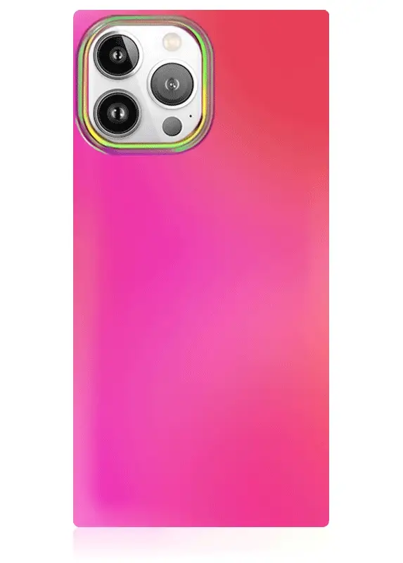 SQUARE® Pink Iridescent Satin iPhone Case - Image 23