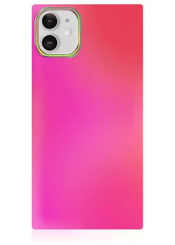 SQUARE® Pink Iridescent Satin iPhone Case - Image 31