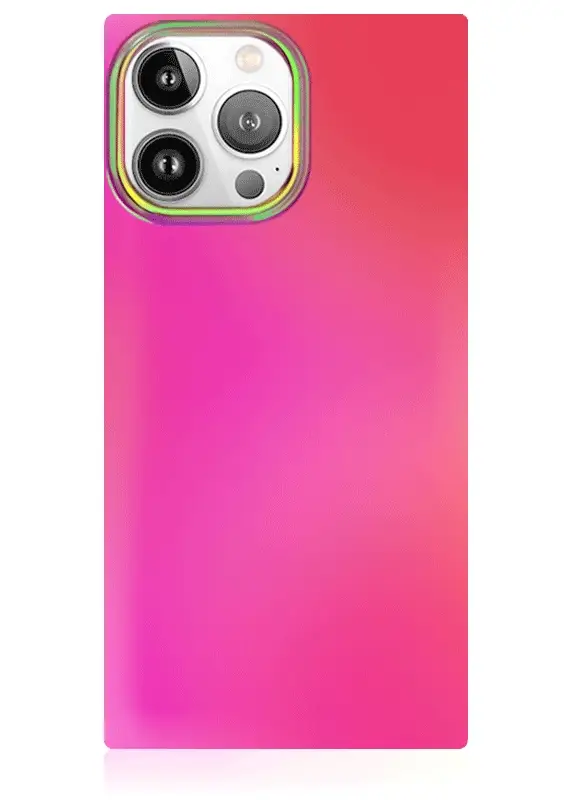 SQUARE® Pink Iridescent Satin iPhone Case - Image 45