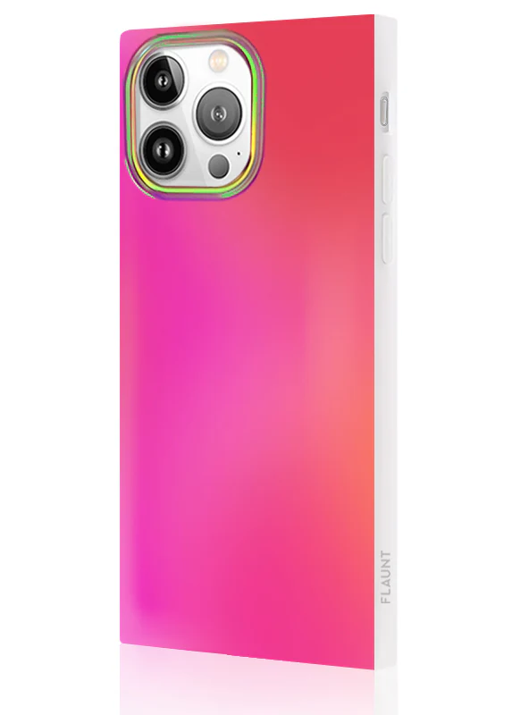 SQUARE® Pink Iridescent Satin iPhone Case - Image 46