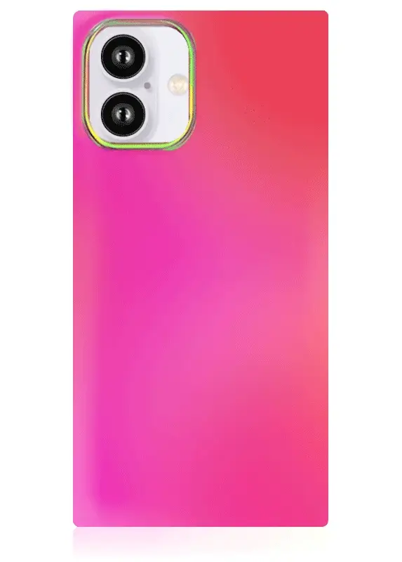 SQUARE® Pink Iridescent Satin iPhone Case - Image 54