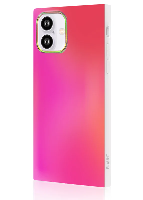 SQUARE® Pink Iridescent Satin iPhone Case - Image 55