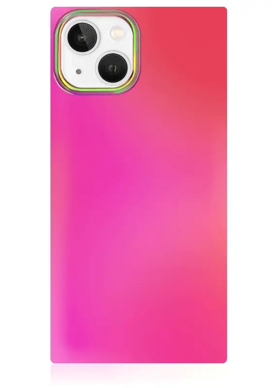 SQUARE® Pink Iridescent Satin iPhone Case - Image 9